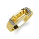 4 - Kevin 0.40 ctw Citrine Men Wedding Band (7.80 mm) 