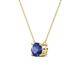5 - Juliana 7.00 mm Round Iolite Solitaire Pendant Necklace 