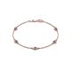 1 - Aizza (5 Stn/4 mm) Iolite Station Bracelet 