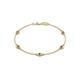 1 - Aizza (5 Stn/4 mm) Smoky Quartz Station Bracelet 