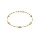 1 - Aizza (5 Stn/4 mm) Yellow Diamond Station Bracelet 
