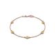 1 - Aizza (5 Stn/4 mm) Yellow Diamond Station Bracelet 