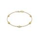 1 - Aizza (5 Stn/4 mm) Yellow Sapphire Station Bracelet 