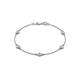 1 - Aizza (5 Stn/4 mm) Lab Grown Diamond Station Bracelet 