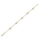 4 - Aizza (5 Stn/4 mm) Yellow Sapphire Station Bracelet 