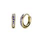 1 - Cianna Petite Tanzanite Hoop Earrings 