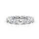 1 - Abigail 2.10 ctw Oval Shape Lab Grown Diamond Comfort fit Eternity Band 