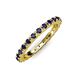 4 - Gracie 1.04 ctw Blue Sapphire (2.30 mm) Women Eternity Band 