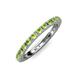 4 - Gracie 1.10 ctw Peridot (2.30 mm) Women Eternity Band 