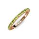4 - Gracie 1.10 ctw Peridot (2.30 mm) Women Eternity Band 