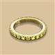 2 - Gracie 1.50 ctw Yellow Sapphire (2.70 mm) Women Eternity Band 