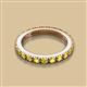 2 - Gracie 1.50 ctw Yellow Sapphire (2.70 mm) Women Eternity Band 