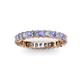 2 - Allie Tanzanite and Diamond Eternity Band 