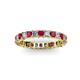 2 - Allie Ruby and Diamond Eternity Band 