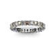 2 - Allie Smoky Quartz and Diamond Eternity Band 