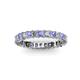 2 - Allie Tanzanite and Diamond Eternity Band 