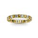 2 - Allie Citrine and Diamond Eternity Band 