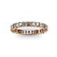 2 - Allie Smoky Quartz and Diamond Eternity Band 