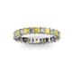 2 - Allie Yellow Sapphire and Diamond Eternity Band 