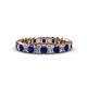 3 - Allie Blue Sapphire and Diamond Eternity Band 