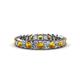 3 - Allie Citrine and Diamond Eternity Band 