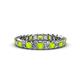 3 - Allie Peridot and Diamond Eternity Band 