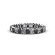 3 - Allie Black and White Diamond Eternity Band 
