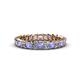 3 - Allie Tanzanite and Diamond Eternity Band 