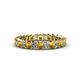 3 - Allie Citrine and Diamond Eternity Band 