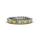3 - Allie Yellow Sapphire and Diamond Eternity Band 