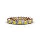 3 - Allie Yellow Sapphire and Diamond Eternity Band 