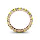 4 - Allie Peridot and Diamond Eternity Band 