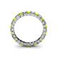 4 - Allie Peridot and Diamond Eternity Band 