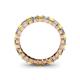4 - Allie Yellow Sapphire and Diamond Eternity Band 