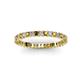 2 - Allie 2.00 mm Citrine and Diamond Eternity Band 