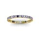 2 - Allie 2.00 mm Iolite and Diamond Eternity Band 