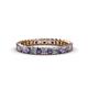 3 - Allie 2.50 mm Iolite and Diamond Eternity Band 