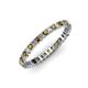 3 - Allie 2.00 mm Citrine and Diamond Eternity Band 
