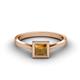 3 - Elcie 1.00 ct Citrine Solitaire Ring  