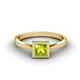 3 - Elcie 1.25 ct Peridot Solitaire Ring  