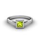 3 - Elcie 1.25 ct Peridot Solitaire Ring  