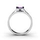 4 - Elcie 1.00 ct Amethyst Solitaire Ring  