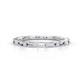 1 - Elise 0.90 ctw Baguette Shape Lab Grown Diamond Comfort Fit Eternity Band 
