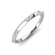 3 - Arianna 0.25 ctw Lab Grown Diamond Comfort Fit Lace Wedding Band 
