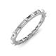 3 - Elise 0.90 ctw Baguette Shape Lab Grown Diamond Comfort Fit Eternity Band 