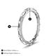 4 - Elise 0.90 ctw Baguette Shape Lab Grown Diamond Comfort Fit Eternity Band 