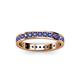 3 - Livia 2.00 mm Iolite Eternity Band 