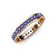 4 - Livia 2.00 mm Iolite Eternity Band 