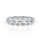 1 - Elmira 1.00 ctw Oval Shape Natural Diamond Five Stone Wedding Band 