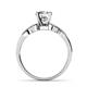 5 - Serene Forever Brilliant Moissanite and Diamond Bridal Set Ring 